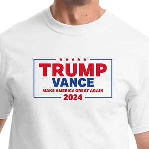 2024年ドナルド・トランプ大統領ヴァンス「アメリカを再び偉大に」Tシャツ 27132ED4-PC61