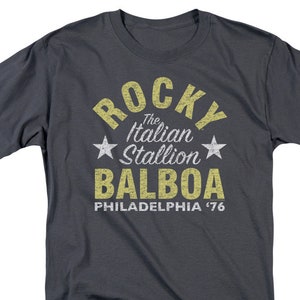 Rocky Italian Stallion 1976 Charcoal Shirts