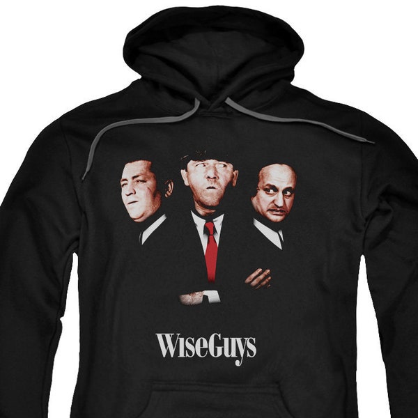 Three Stooges Wise Guys Portrait Black Shirts