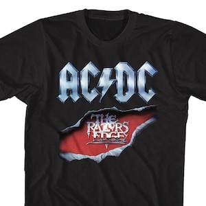 AC/DC The Razors Edge Black Shirts
