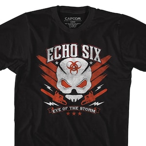 Resident Evil Echo Six Black Shirts