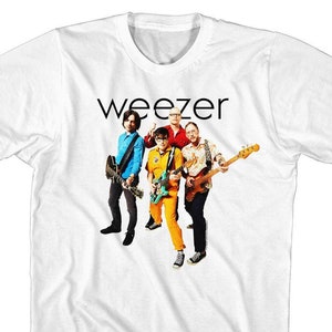 Weezer The Band White Shirts
