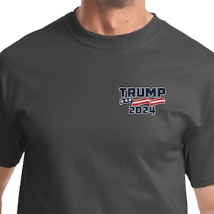 Donald Trump 2024 Chest Print T-Shirt 23661EL9-PP-PC61