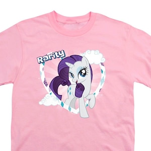 My Little Pony Rarity Kid&#39;s Pink T-Shirts