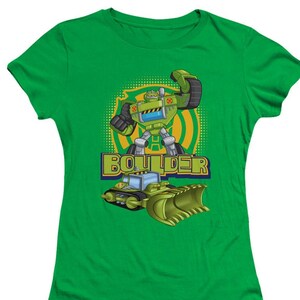 Transformers Boulder Juniors and Women Kelly T-Shirts