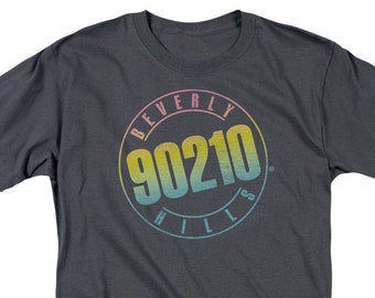 Beverly Hills 90210 Logo Charcoal Shirts