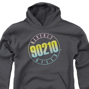 Beverly Hills 90210 Logo Kid's Charcoal T-Shirts