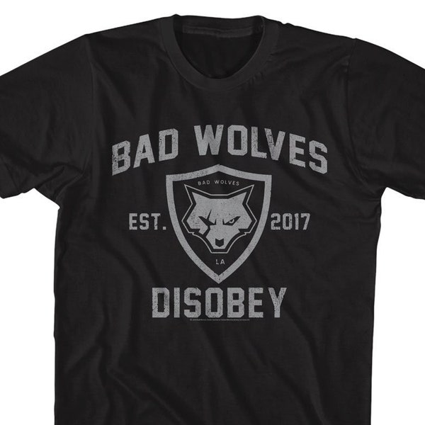 Bad Wolves Disobey Black Shirts