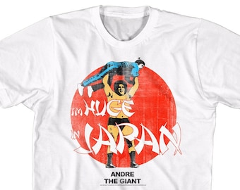 Andre the Giant Huge Japan White Shirts - Etsy