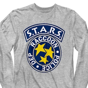 Resident Evil S.T.A.R.S Raccoon Police Department Athletic Heather Shirts