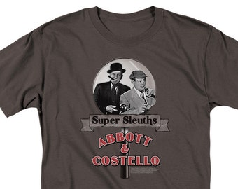 Chemises anthracite Abbott & Costello Super Sleuths