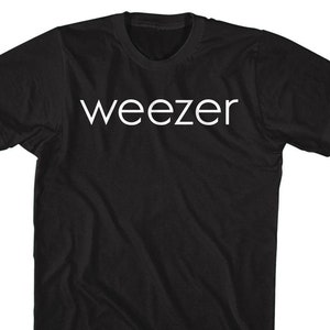 Weezer Logo Black Shirts