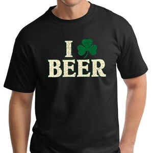 I Love Beer Men's St Patrick's Day Tall Tee T-shirt - Etsy
