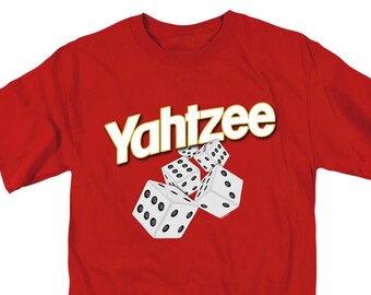 Yahtzee Dice Camisas Rojas