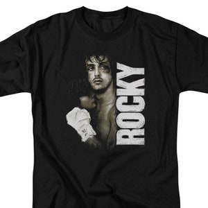 Rocky Serious Portrait Black Shirts