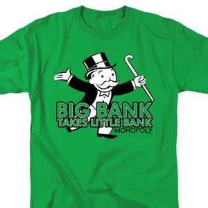 Monopoly Big Bank Kelly Shirts