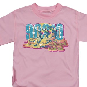 Beverly Hills 90210 Beach Babes Kid&#39;s Pink T-Shirts