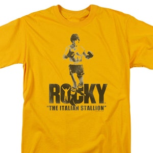 Rocky Italian Stallion Gold Shirts