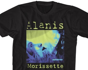 Alanis Morissette Tricolor Jagged Little Pill Black Shirts