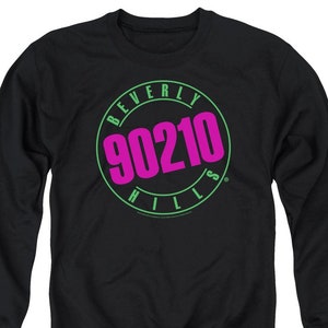 Beverly Hills 90210 Neon Logo Black Shirts