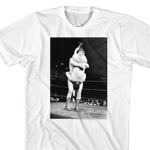 Andre The Giant Shake White Shirts