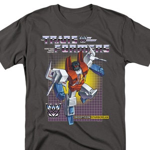 Transformers Starscream Charcoal Shirts