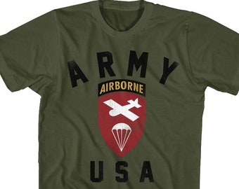 U.S. Army Airborne Adult Military Green Shirt