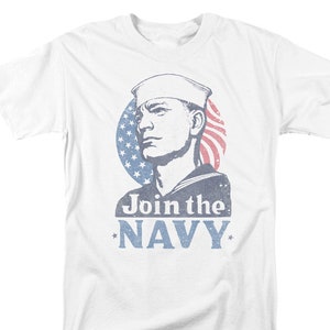 U.S. Navy Join Now White Shirts