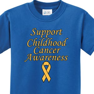 Unterstützung der Kindheit Krebs Bewusstsein Kid Shirt CH-SUPPORT-PC61Y