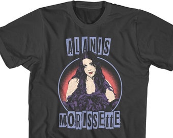 Alanis Morissette Threshold Circle Grey Shirt