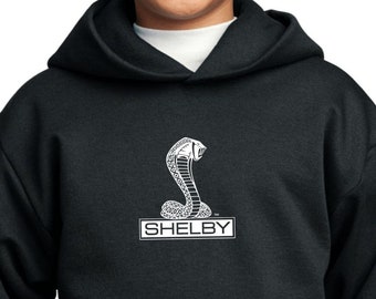 Shelby Cobra Middle Print Enfants Ford Hoodie 18149E2-MP-PC90YH