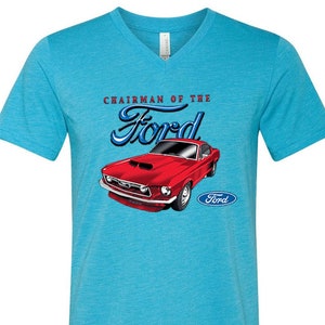 Men&#39;s Ford Shirt Chairman of the Ford Tri Blend V-neck Tee T-Shirt 13734HD2-C3415