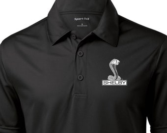Shelby Cobra Pocket Print T-shirt polo texturé Ford pour homme 18149EL2-PP-ST690