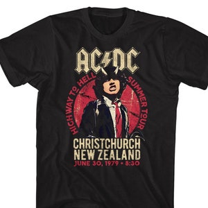 AC/DC New Zealand Tour Black Shirts