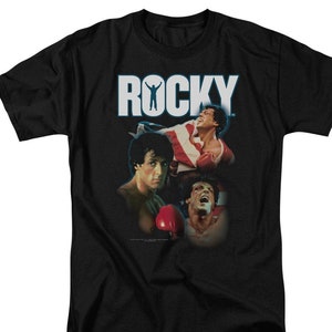 Rocky I Did It Collage Black Shirts