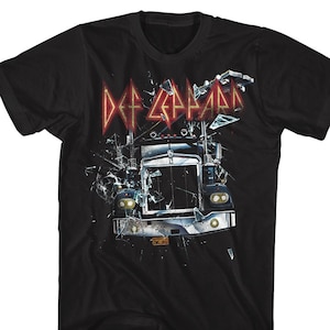 Def Leppard on Through the Glass Black Shirts - Etsy