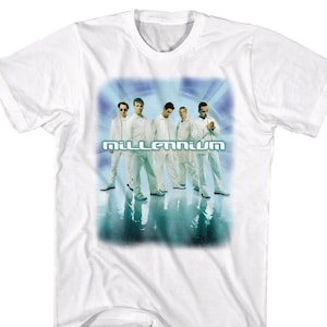 Backstreet Boys Millennium Logo White Shirt