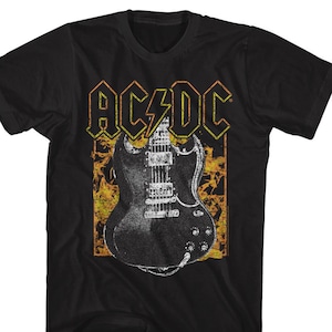 AC/DC Fired and Guitar Shirts