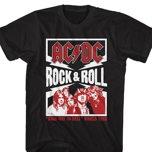 AC/DC Highway to Hell Tour Black Shirts