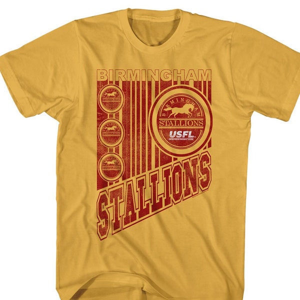 USFL Birmingham Wild Stallions Gold Shirt