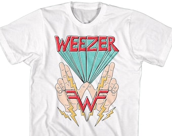 Weezer Hands White Shirts - Etsy