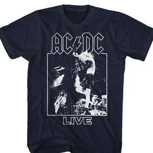 AC/DC Live Navy Blue Shirts