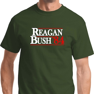 Reagan Bush 1984 Adult Unisex Tee T-Shirt REAGAN84-PC61