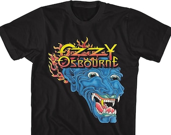Ozzy Osbourne Tattoo Logo Black Shirts