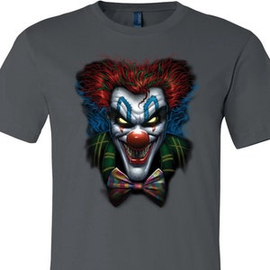 Halloween Psycho Clown Adult T-Shirt 19421D0-3001