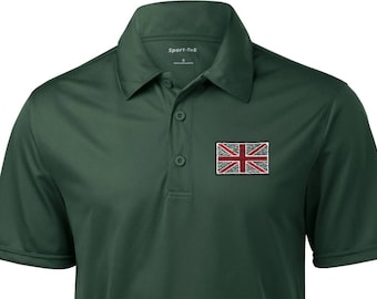 【oasis】PRETTY GREEN UNION JACK POLO Pretty Green Union Jack Printed Polo Shirt | 80s Casual Classics