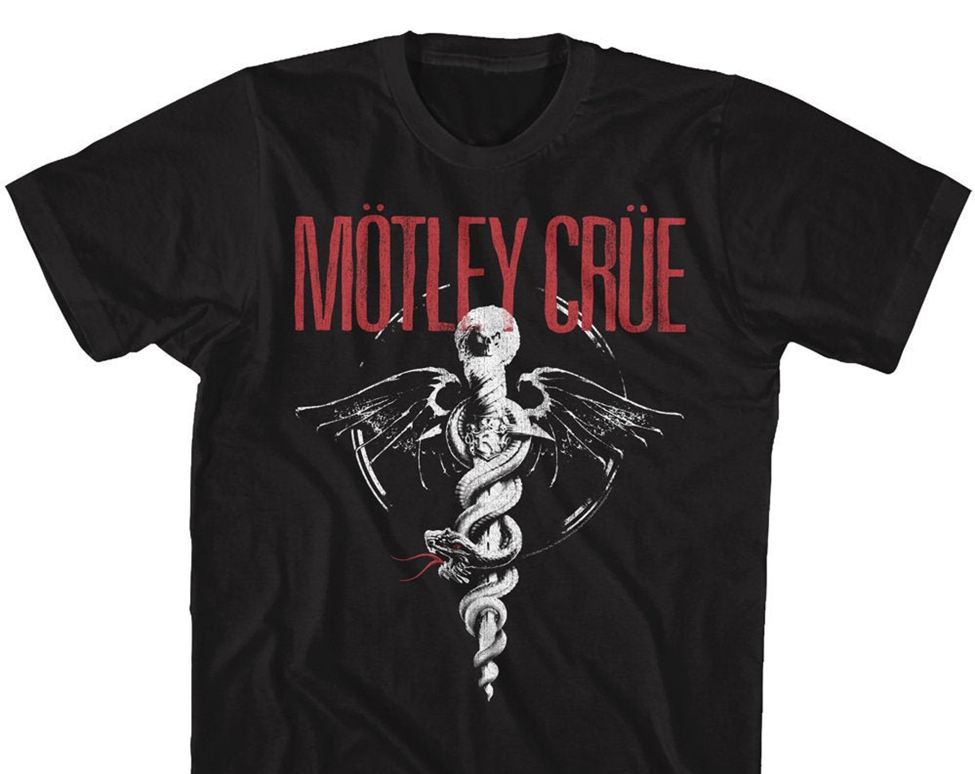 Discover Maglietta T-Shirt Motley Crue Band Per Uomo Donna Bambini - Rock Off Motley Crue Feel Good