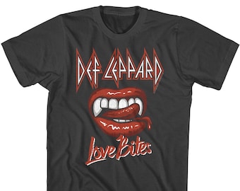 Def Leppard Love Bites Lips Logo Shirts - Etsy