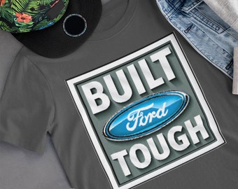 Construido Ford Tough Kids Ford Camiseta Camiseta 10828HD2-PC61Y