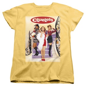 Clueless Movie Poster Artwork Juniors and Women Banana T-Shirts